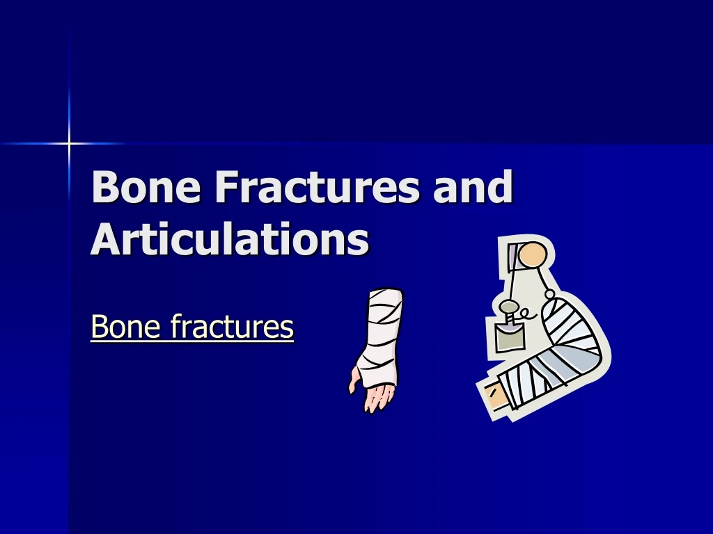 bone fractures and articulations