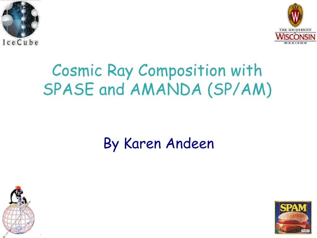 cosmic ray composition with spase and amanda sp am