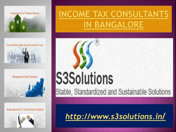 Income Tax Consultants Bangalore
