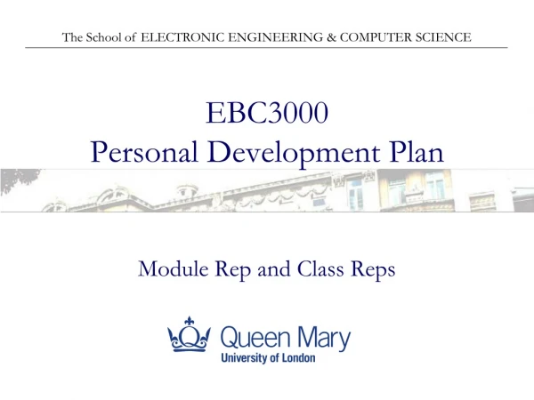 EBC3000 Personal Development Plan