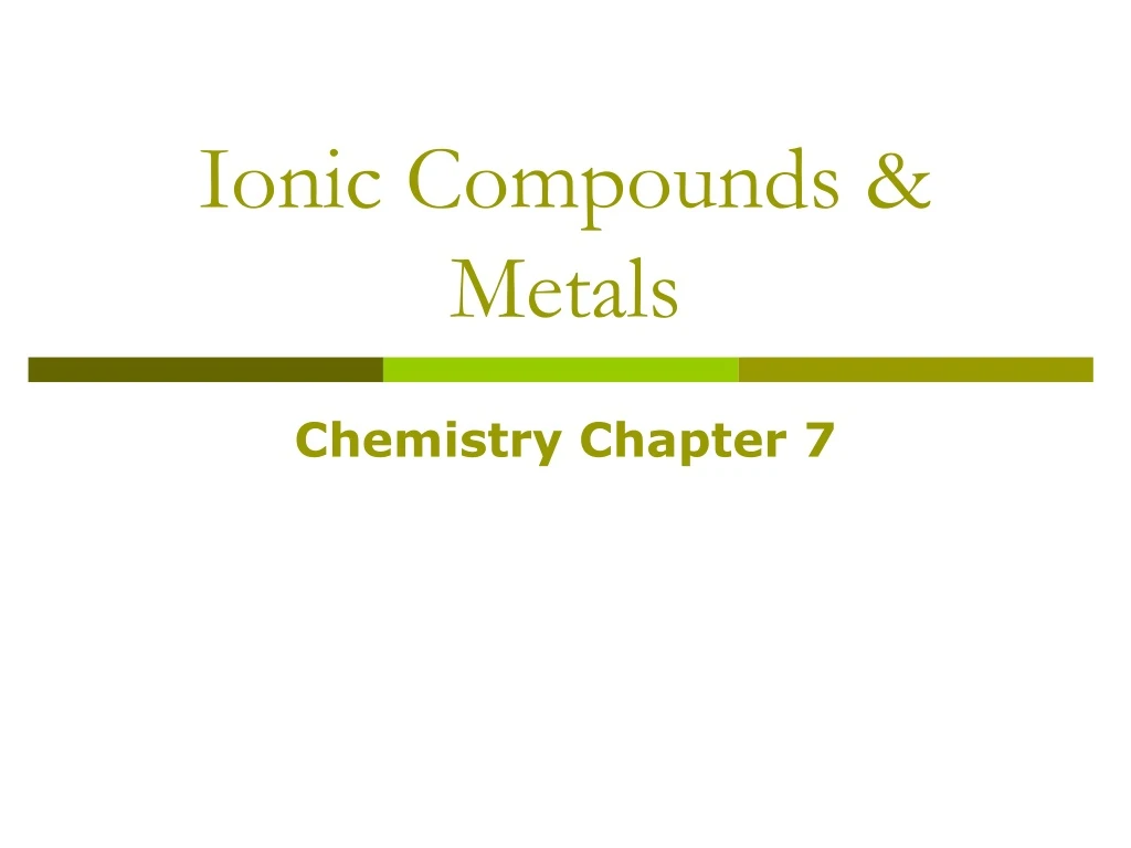 ionic compounds metals