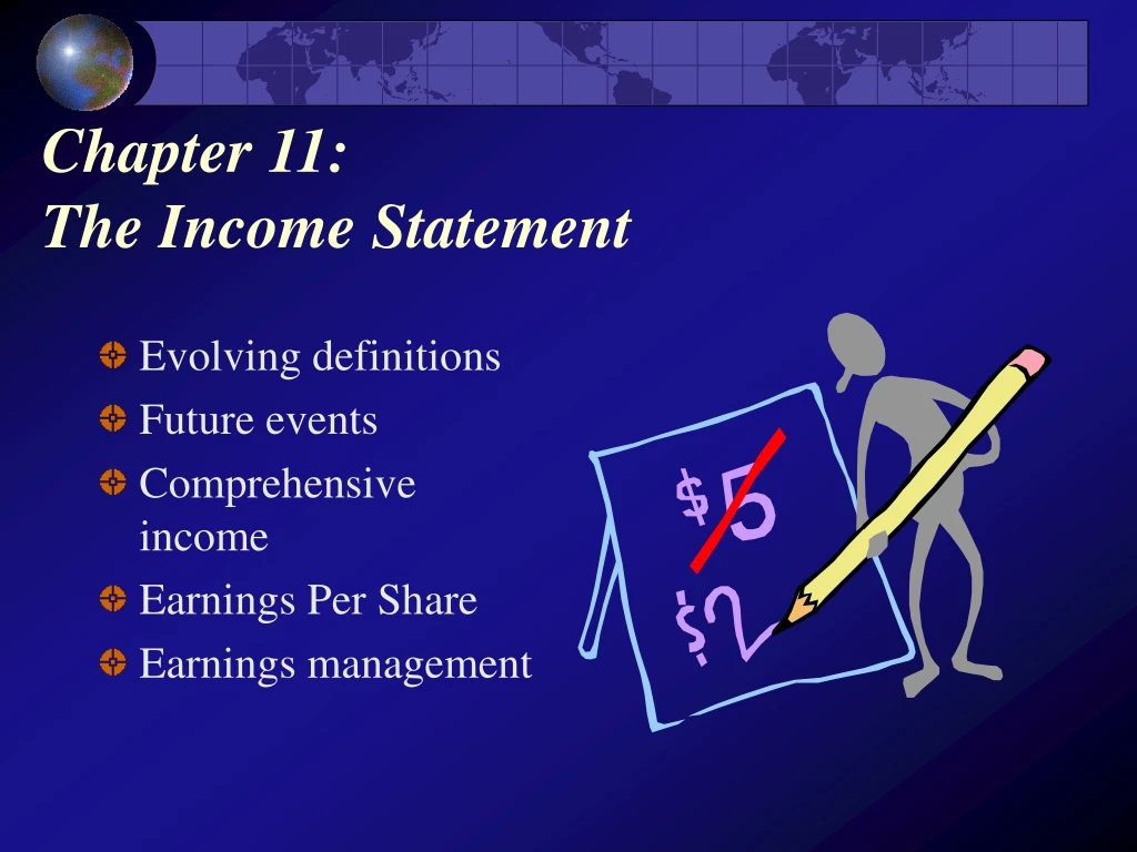 chapter 11 the income statement