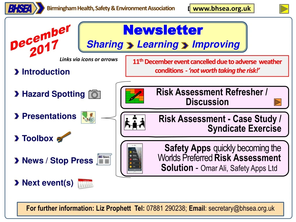 newsletter sharing learning improving