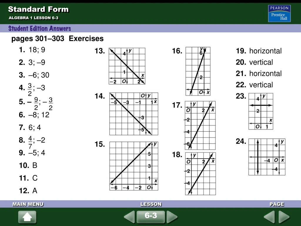 standard form