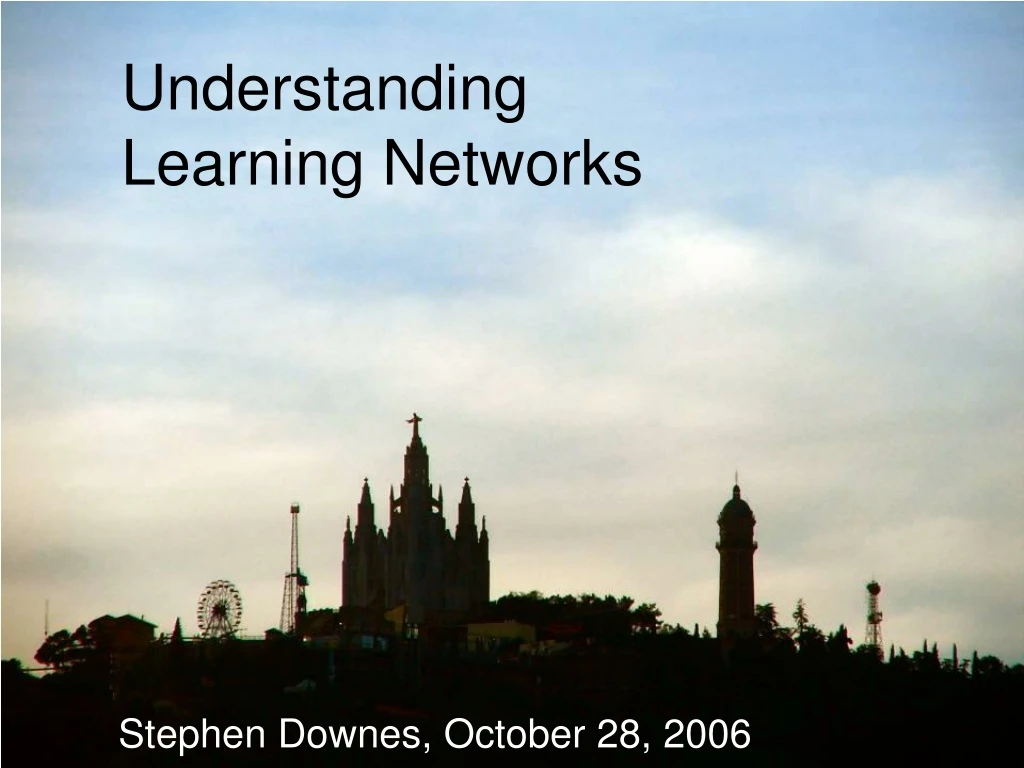 understanding learning networks