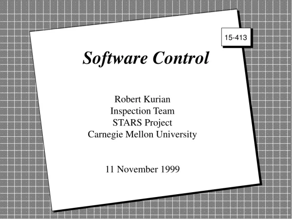 Software Control