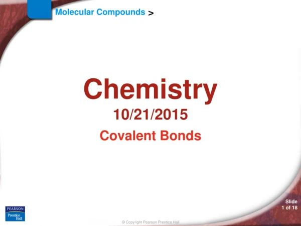 Chemistry 10/21/2015