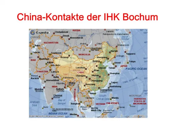 China-Kontakte der IHK Bochum