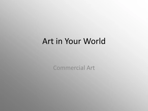 Art in Your World