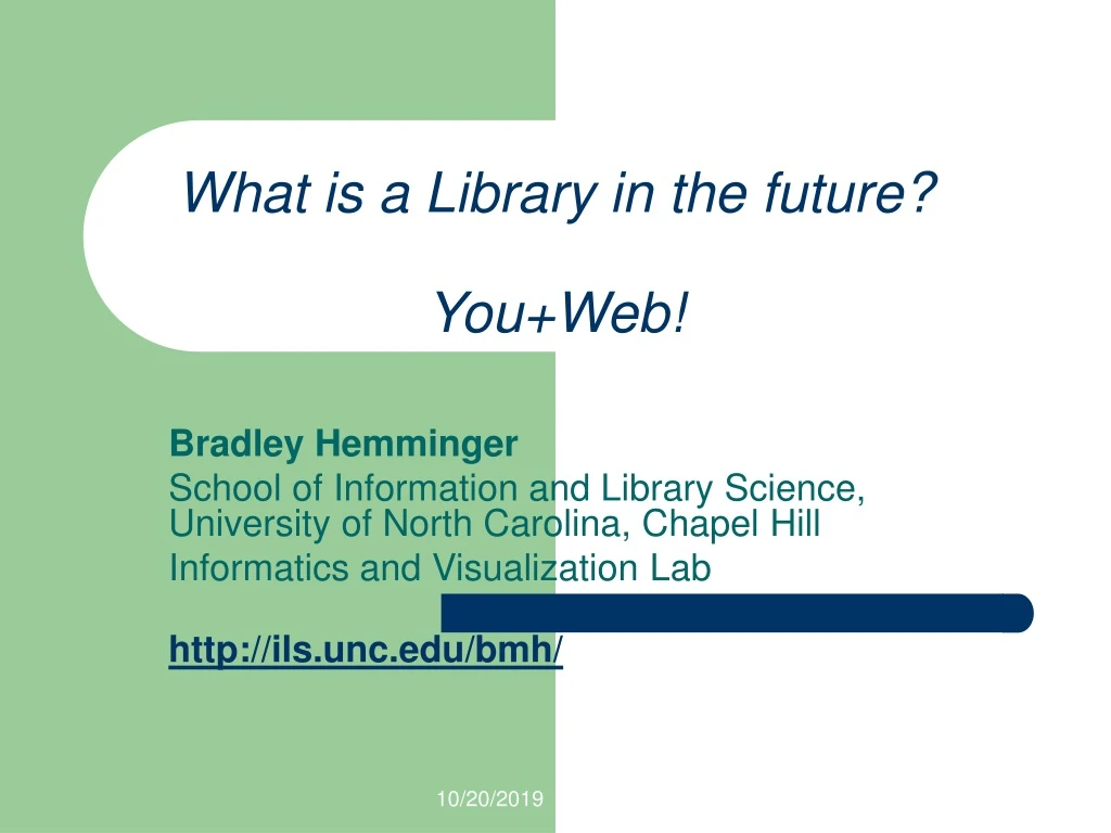 what is a library in the future you web