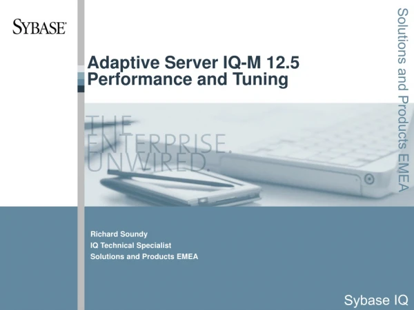 Adaptive Server IQ-M 12.5 Performance and Tuning
