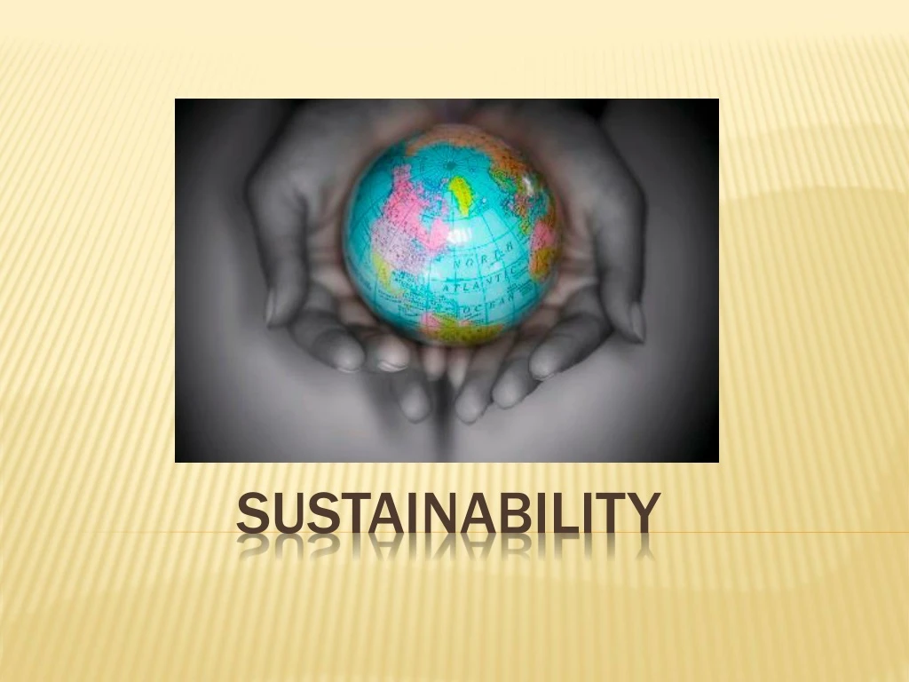 sustainability