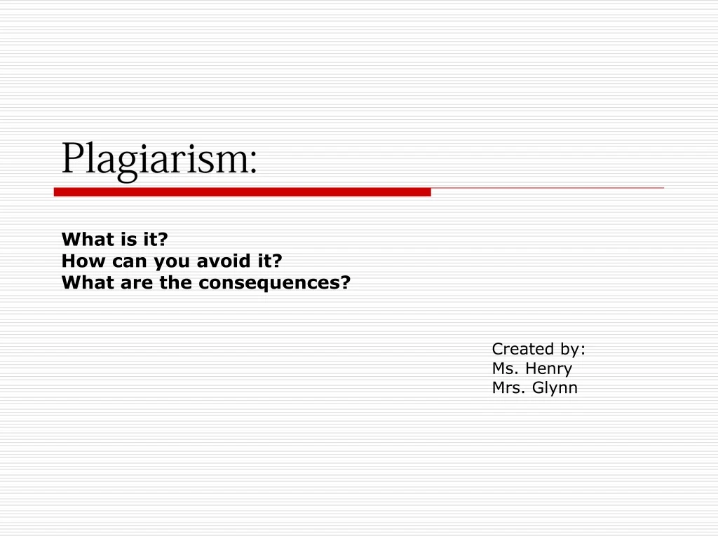 plagiarism