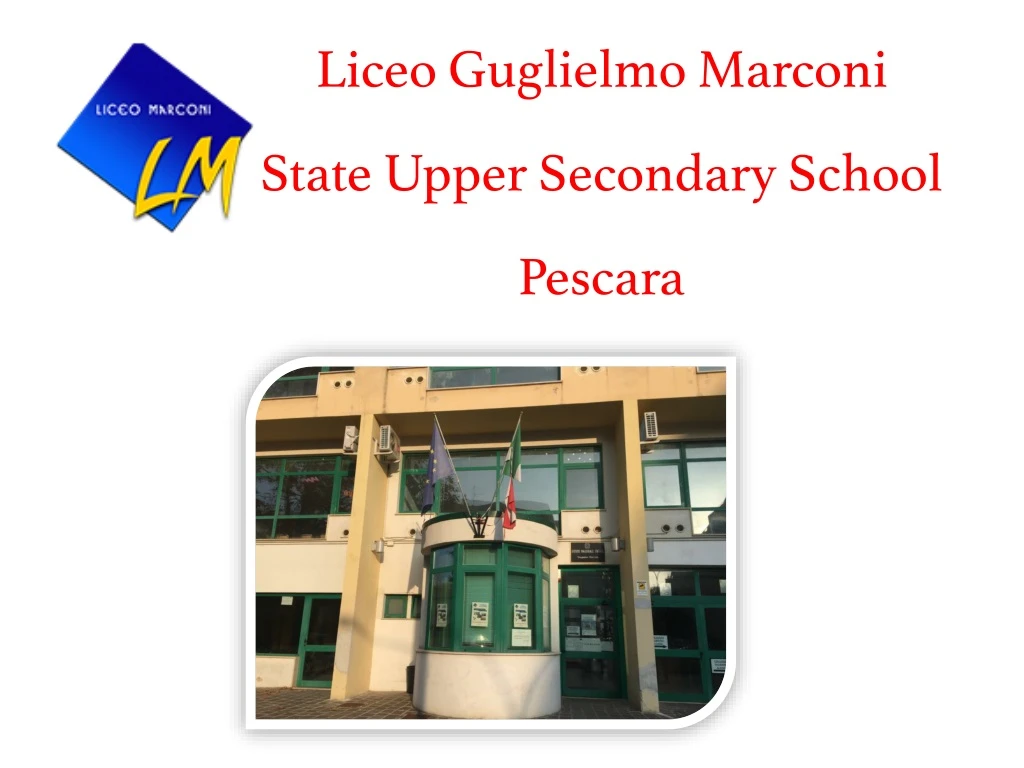 liceo guglielmo marconi state upper secondary