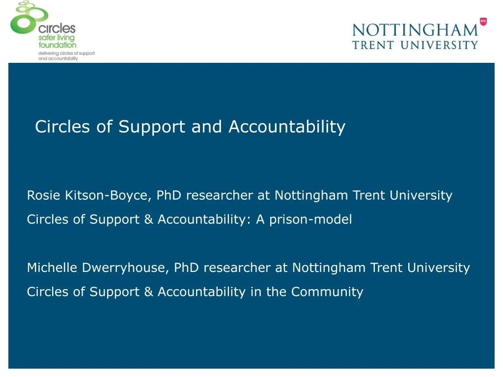 circles of support and accountability