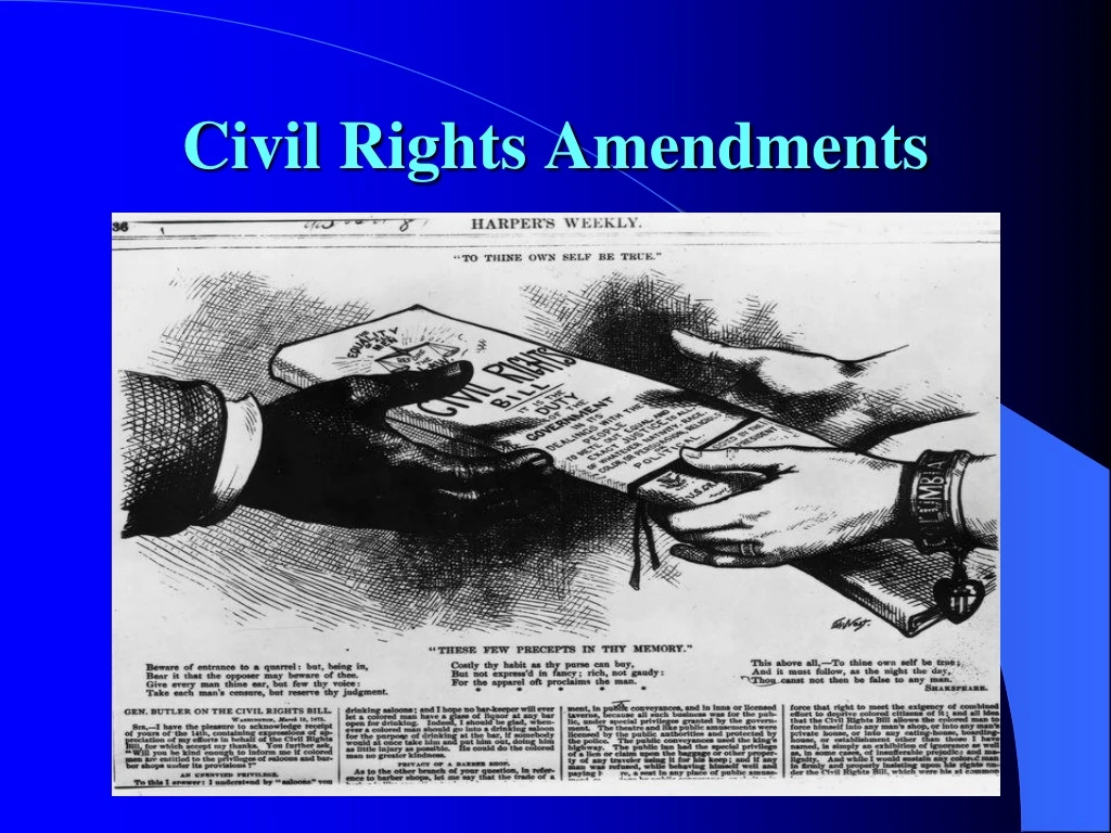 civil rights amendments