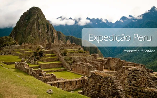 Proposta Comercial - Expedição Peru