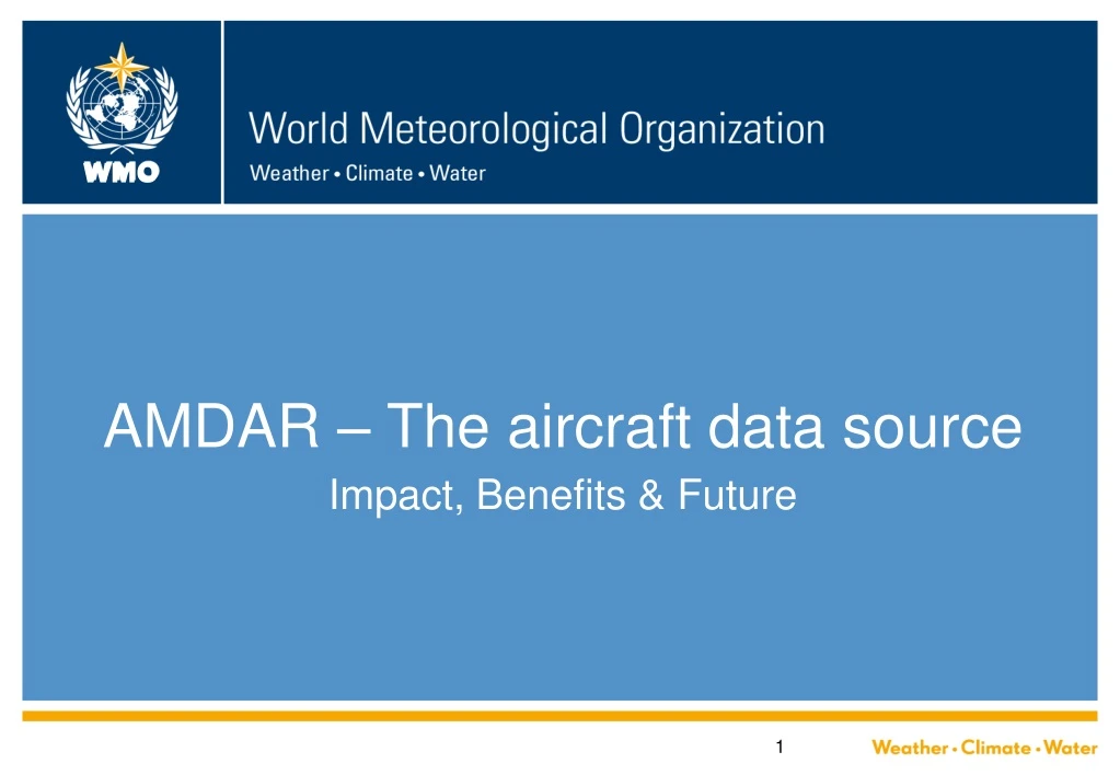 amdar the aircraft data source
