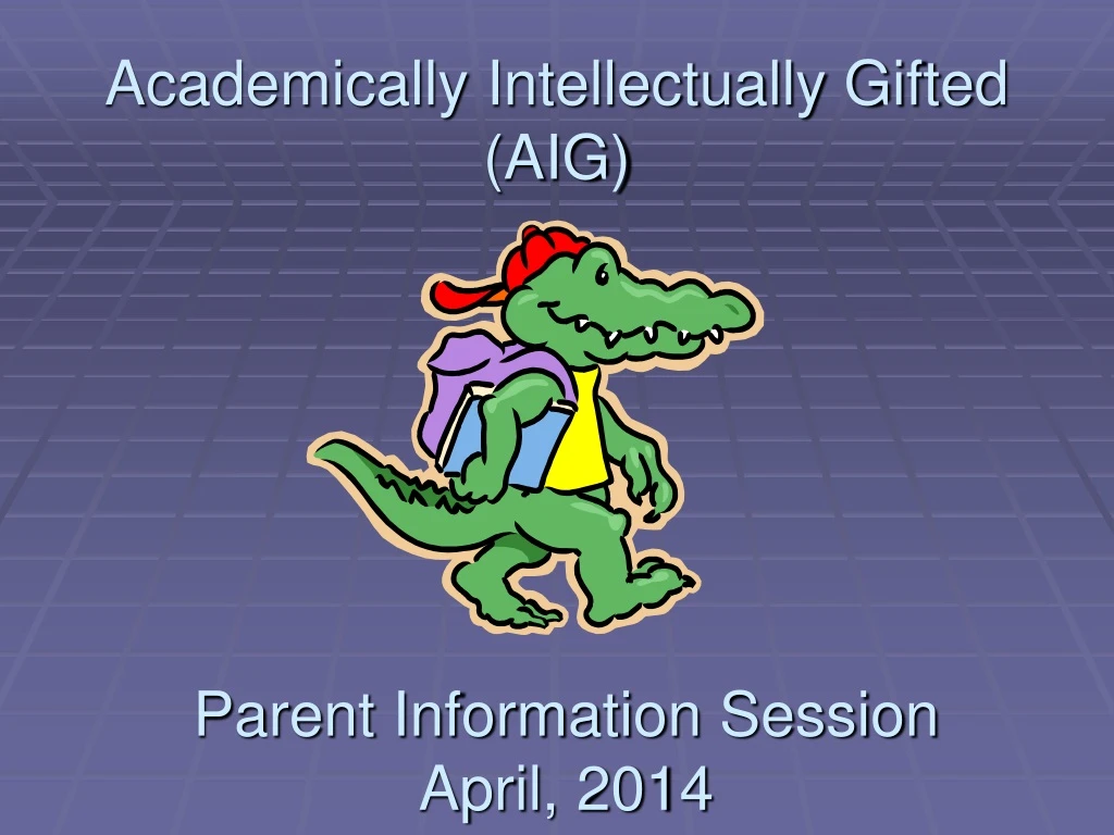 academically intellectually gifted aig
