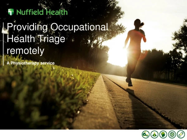Providing Occupational Health Triage remotely