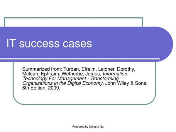 IT success cases