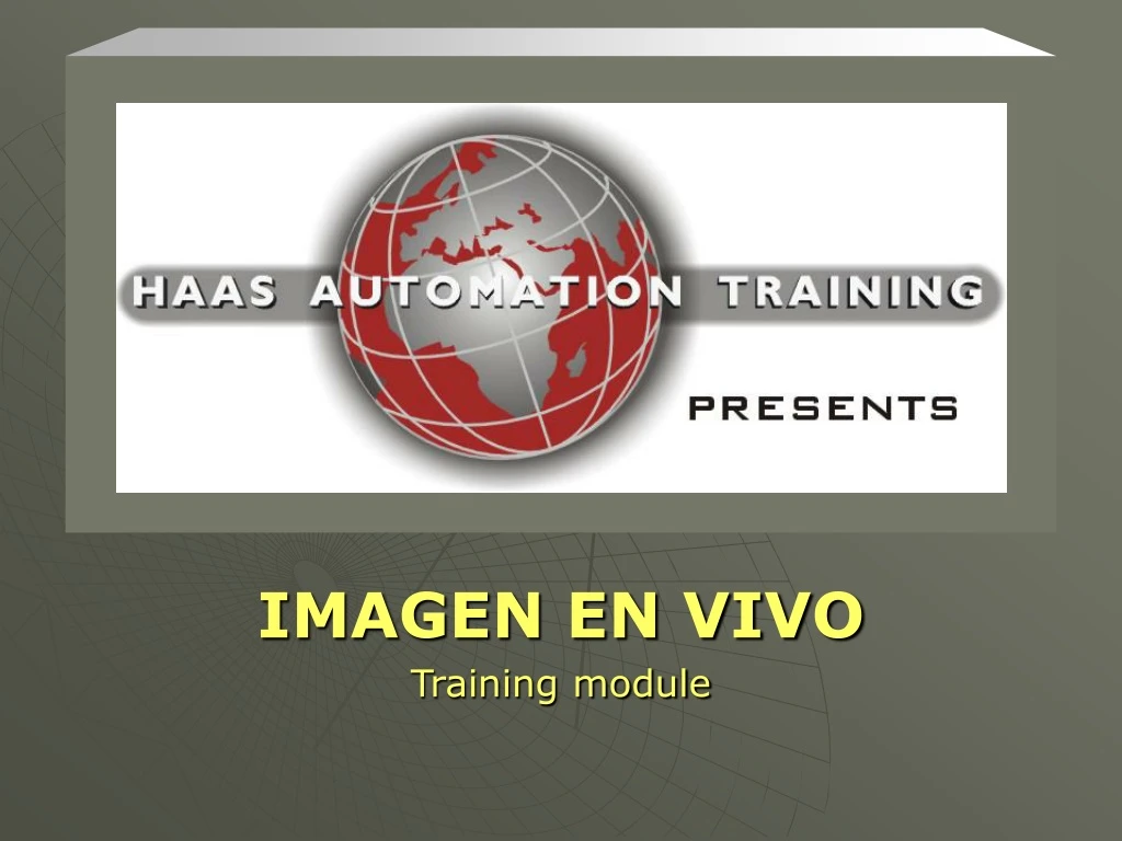 imagen en vivo training module