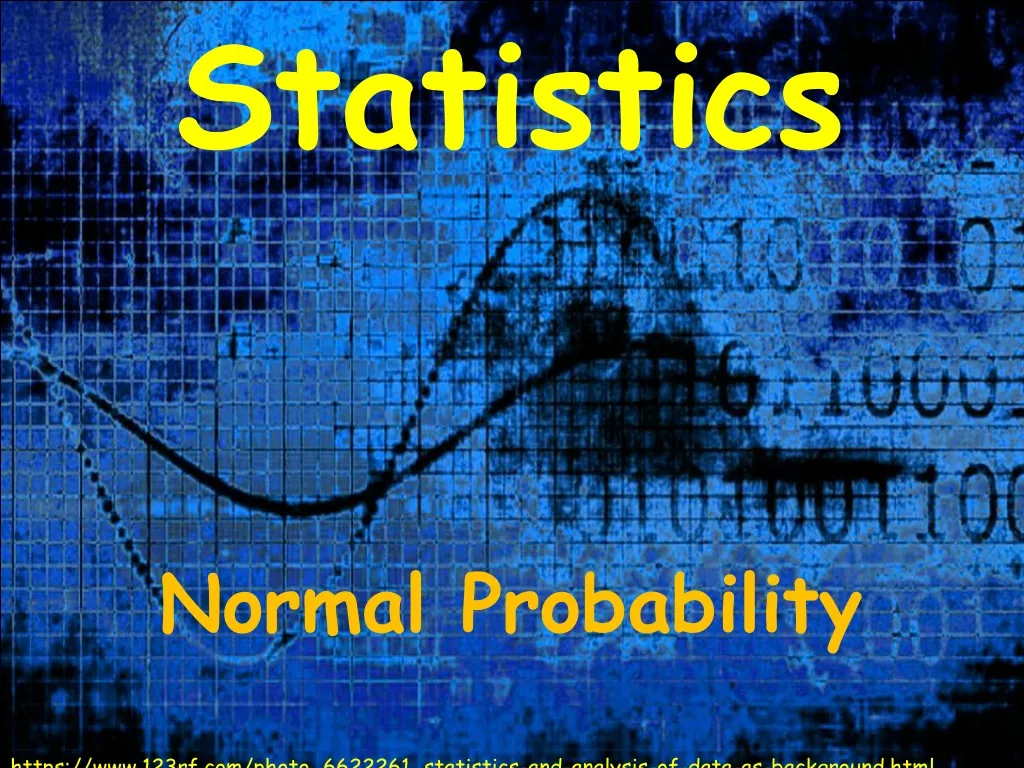 statistics normal probability