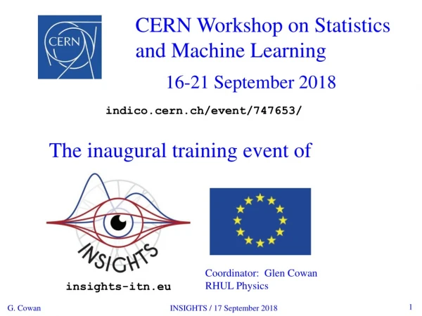 CERN Workshop on Statistics and Machine Learning