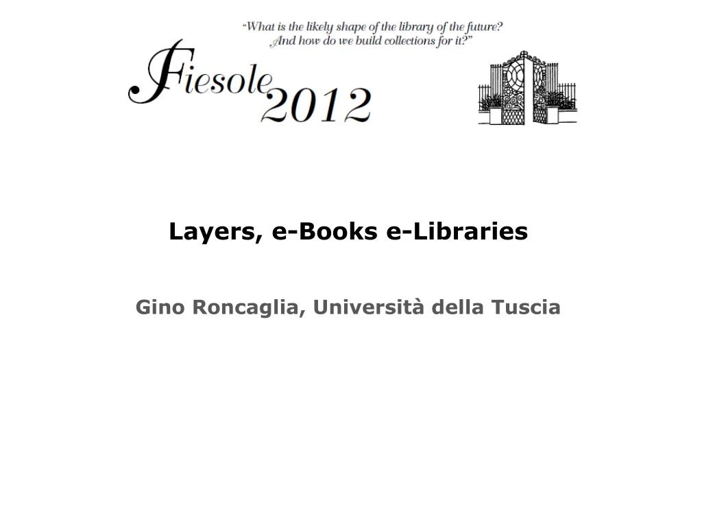 layers e books e libraries