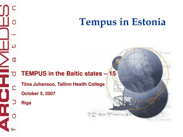 Tempus in Estonia