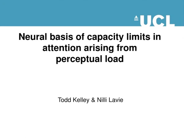 Neural basis of capacity limits in attention arising from perceptual load