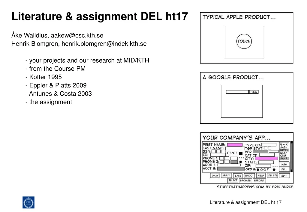 literature assignment del ht17 ke walldius