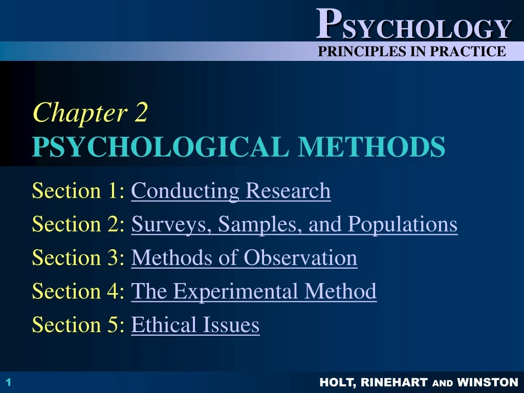 chapter 2 psychological methods