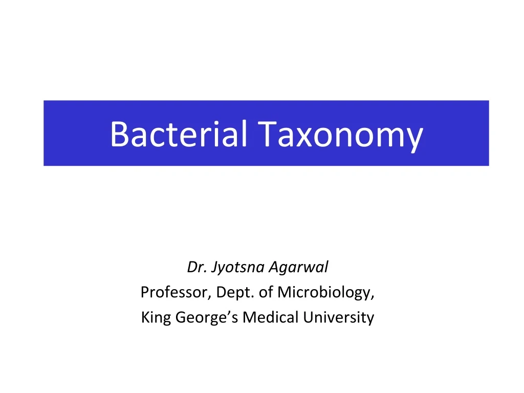 dr jyotsna agarwal professor dept of microbiology king george s medical university