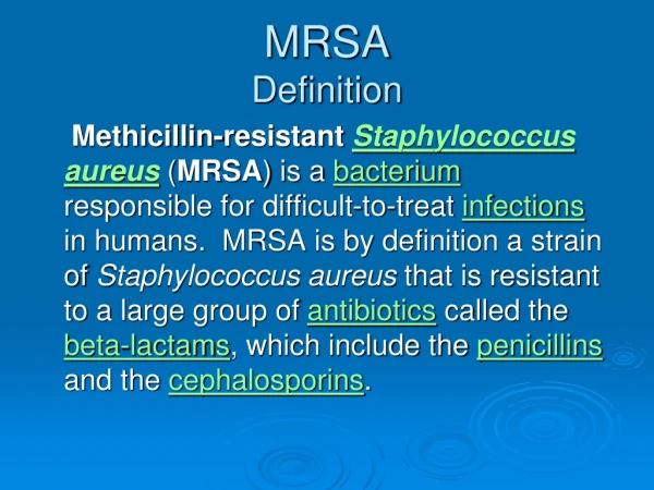 MRSA Definition