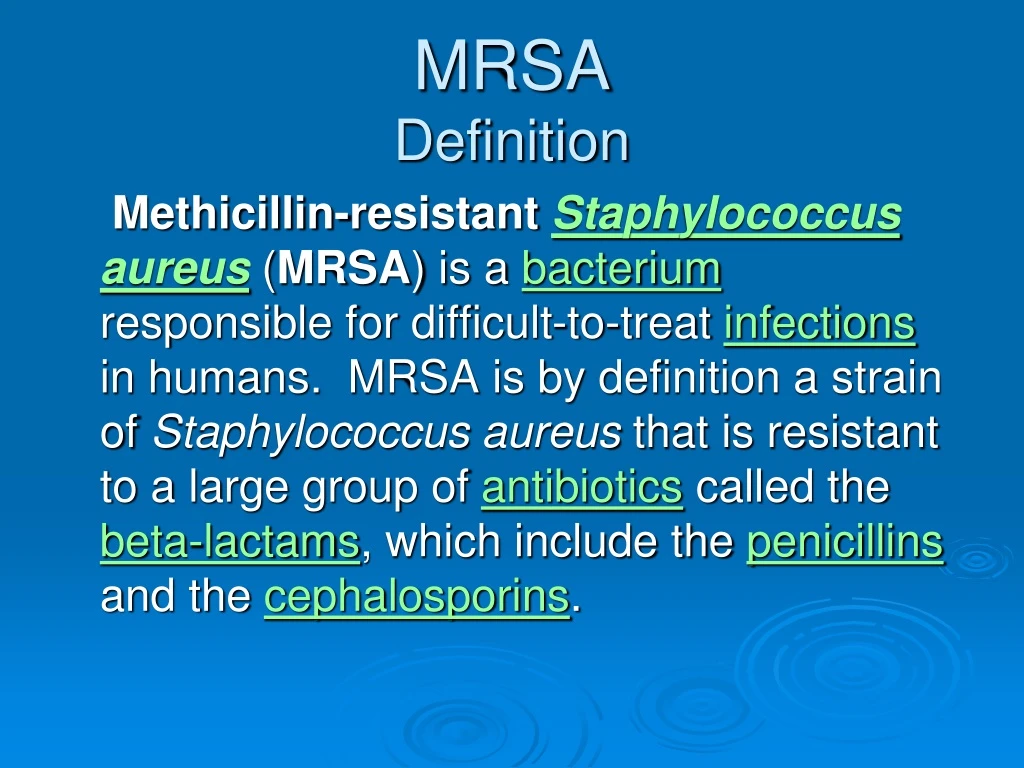 mrsa definition