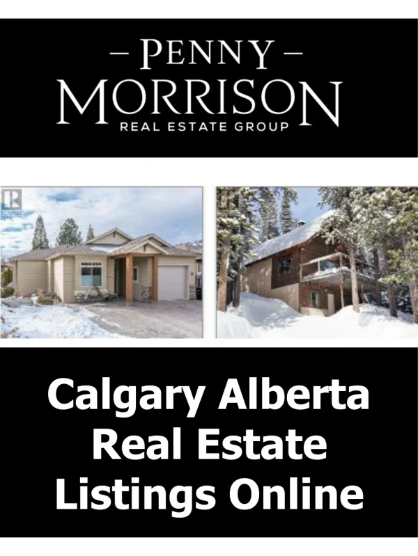 Calgary Alberta Real Estate Listings Online