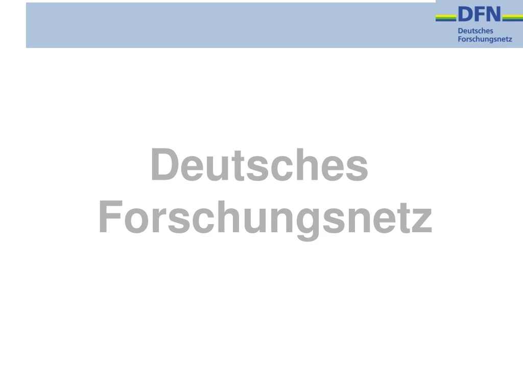 deutsches forschungsnetz