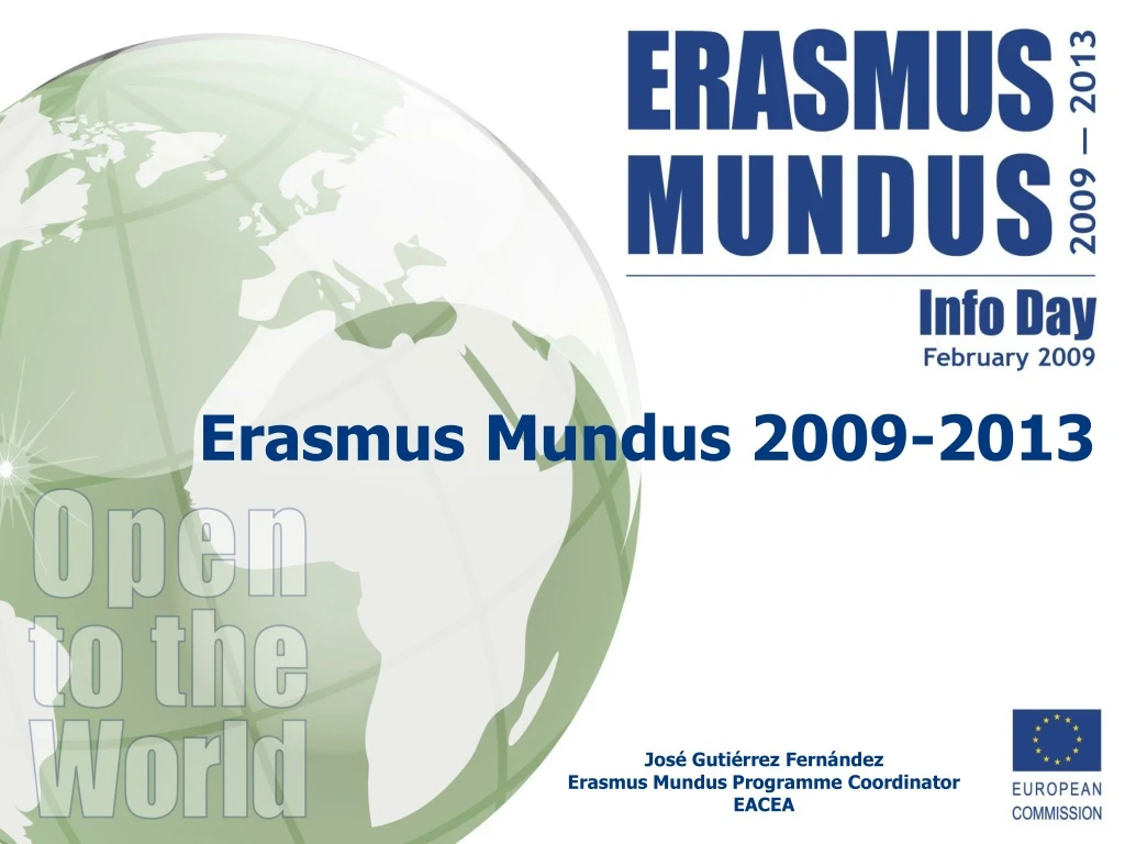 erasmus mundus 2009 2013