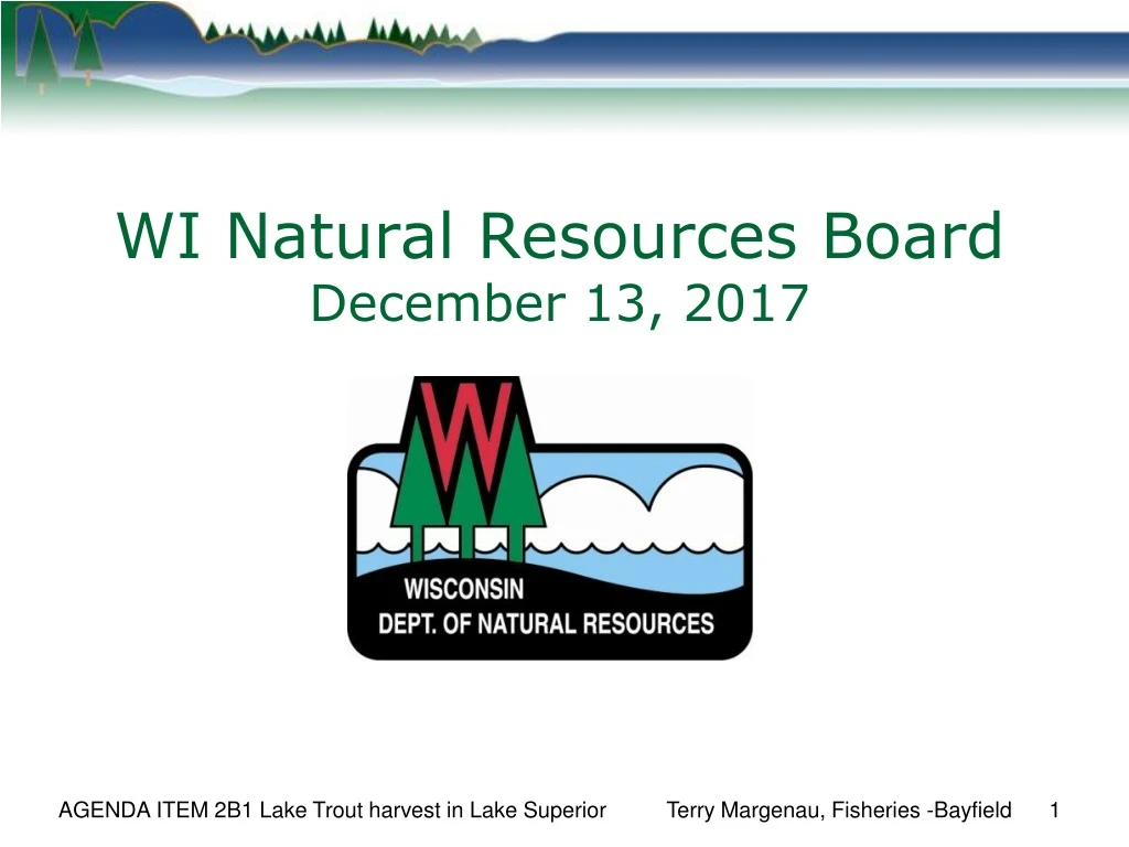 wi natural resources board december 13 2017