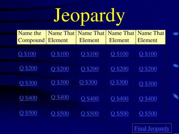 Jeopardy