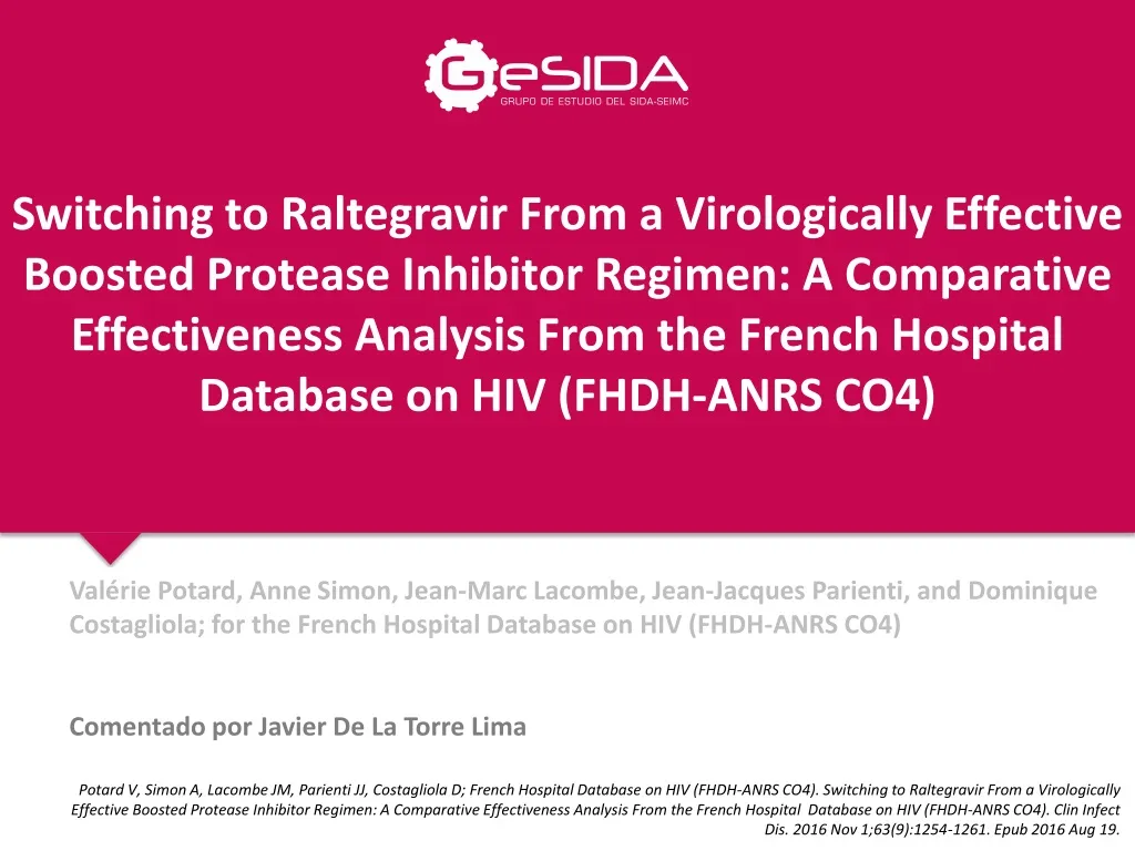 switching to raltegravir from a virologically