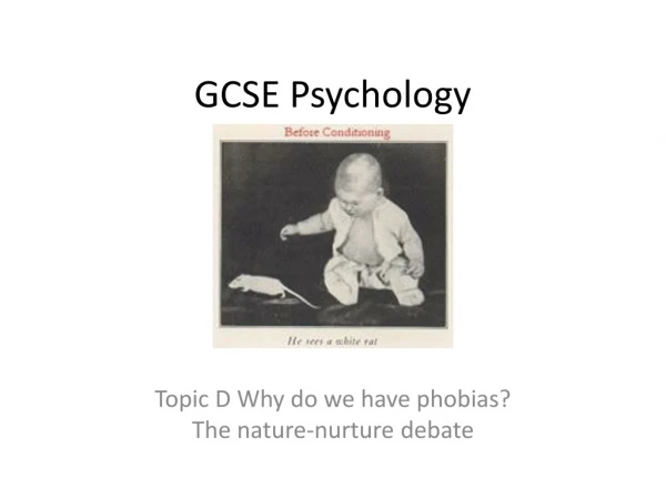 GCSE Psychology