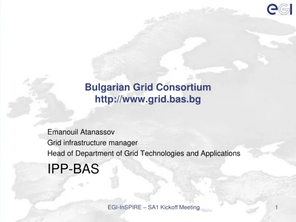 Bulgarian Grid Consortium grid.bas.bg