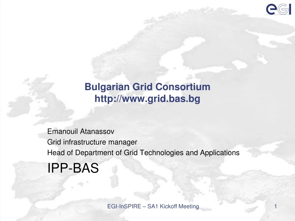 bulgarian grid consortium http www grid bas bg