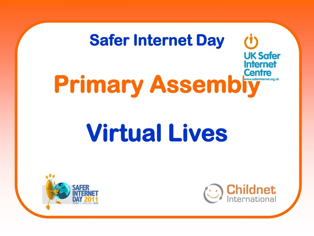 safer internet day primary assembly virtual lives