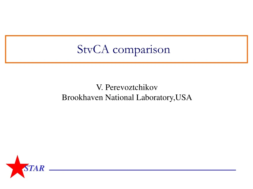 stvca comparison