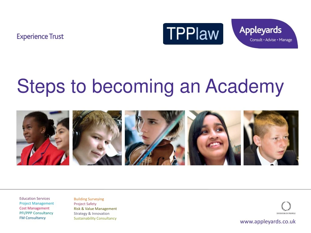 steps to becoming an academy