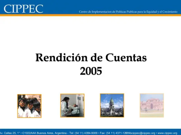 Rendici n de Cuentas 2005