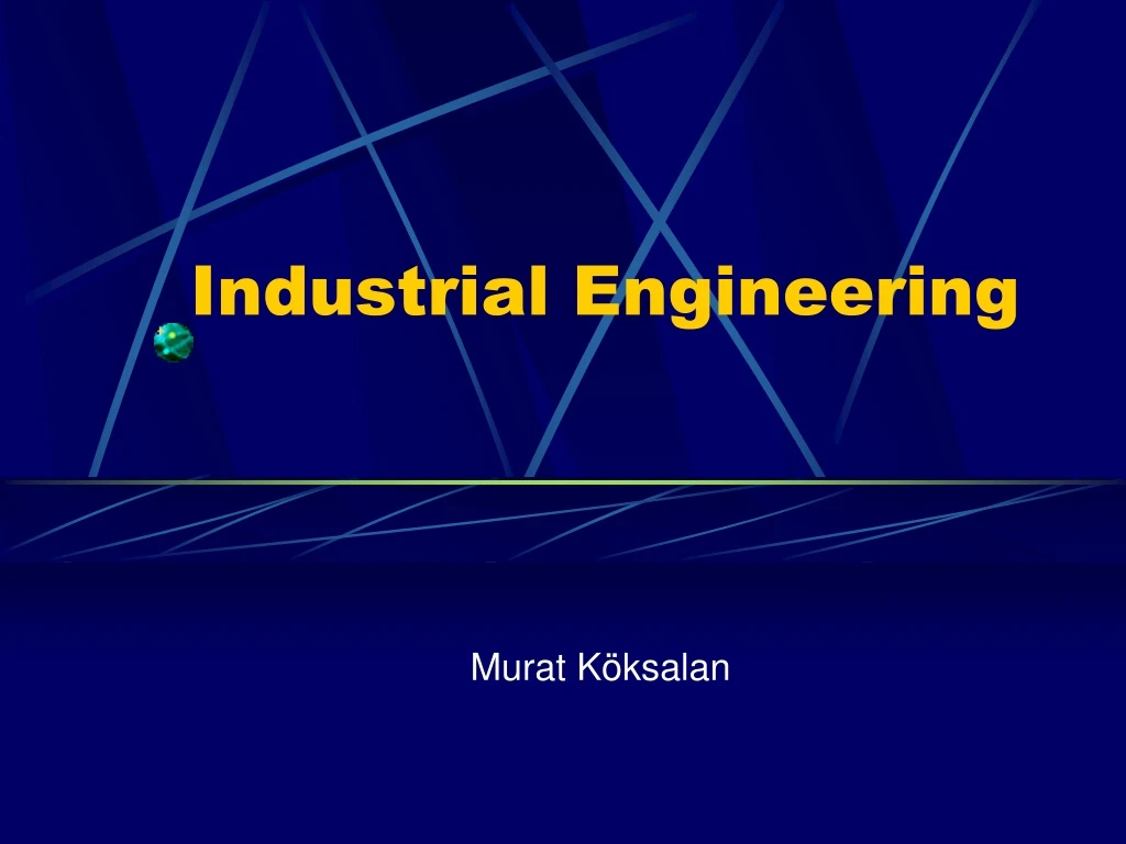 industrial engineering